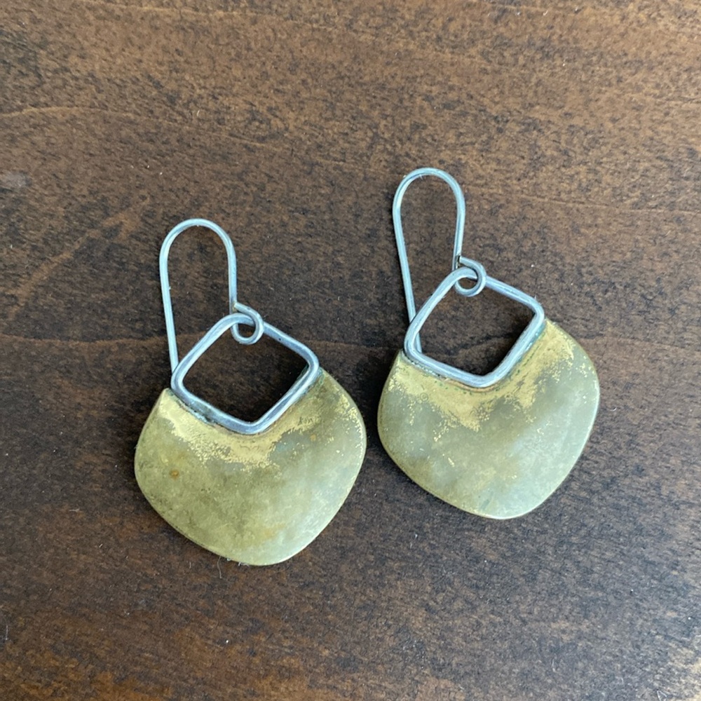 Marjorie Baer Mixed Metal Earrings